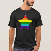 LGBTQ Pride Flag Rainbow kerstster T-Shirt (Voorkant)