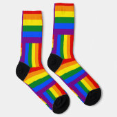 LGBTQ+ Pride geïnspireerde Crew-Sokken Sokken (Rechts)
