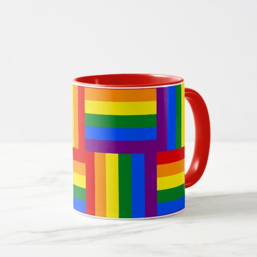 LGBTQ+ Pride geïnspireerde Mok (Voorkant rechts)