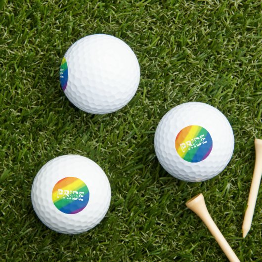 LGBTQ+ Pride Golf Ball Golfballen (Insitu Gras)