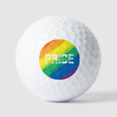 LGBTQ+ Pride Golf Ball Golfballen (Voorkant)