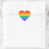 LGBTQ Pride Heart Icon Sticker (Tas)