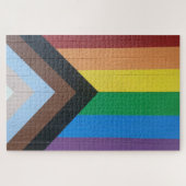 LGBTQ+ Pride Jigzaag Puzzle Legpuzzel (Horizontaal)