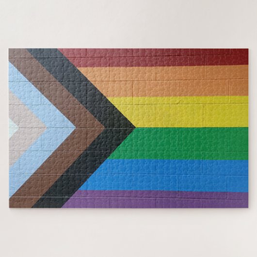 LGBTQ+ Pride Jigzaag Puzzle Legpuzzel (Horizontaal)