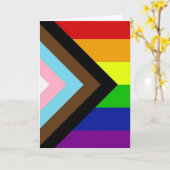 LGBTQ+ Pride-kaart Kaart (Gele Bloem)