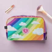 LGBTQ+ Pride Kleurrijke Regenboog Liefde Naam & Mo Toilettasje