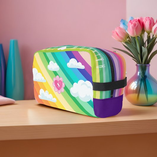 LGBTQ+ Pride Kleurrijke Regenboog Liefde Naam & Mo Toilettasje