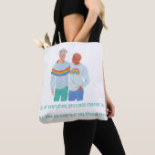 LGBTQ+ Pride Kunst Tote Bag (Dichtbij)