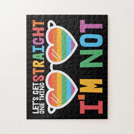 LGBTQ-pride Laten we één ding rechtzetten dat ik n Legpuzzel (Verticaal)
