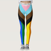 LGBTQ & Pride - Leggings van de vlag van de regenb (Voorkant)