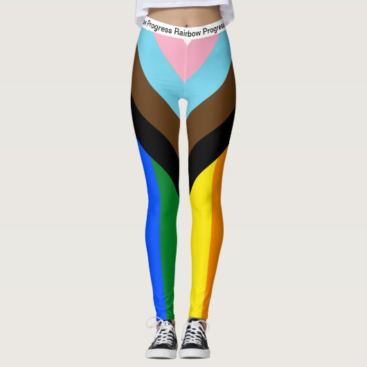 LGBTQ & Pride - Leggings van de vlag van de regenb (Voorkant)