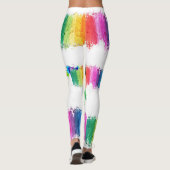 LGBTQ - Pride Leggings - verf de regenboog (Achterkant)