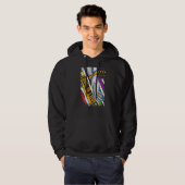 LGBTQ Pride Love Is Love USA Amerikaanse vlag Prid Hoodie (Voorkant volledig)
