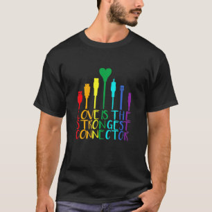 Lgbtq Pride Maand Kabel Schakelaar 1 T-shirt