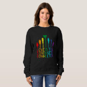 Lgbtq Pride Maand Kabel Schakelaar 1 Trui (Voorkant volledig)