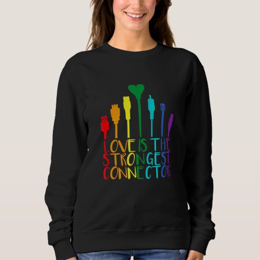 Lgbtq Pride Maand Kabel Schakelaar 1 Trui (Voorkant)