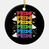 LGBTQ - Pride Maand Keramisch Ornament (Voorkant)