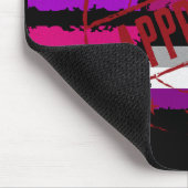 LGBTQ Pride maand Stripes vlaggen Muismat (Hoek)
