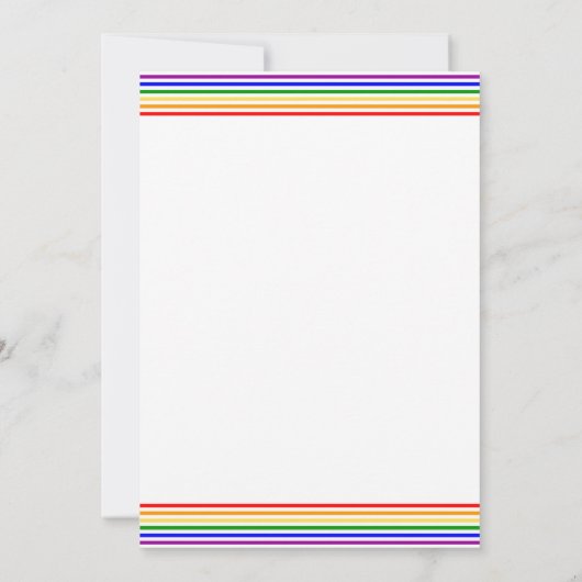 LGBTQ PRIDE Maand Uitnodiging (Achterkant)