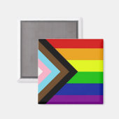 LGBTQ+ Pride Magneet (Voorkant / Achterkant)
