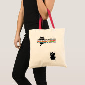 LGBTQ+ Pride met katten Tote Bag (Voorkant (product))