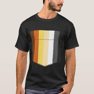 LGBTQ Pride Month de Vlag van het Beer in Mijn Bea T-shirt