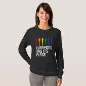 Lgbtq Pride Month-kabelconnector T-shirt (Voorkant volledig)