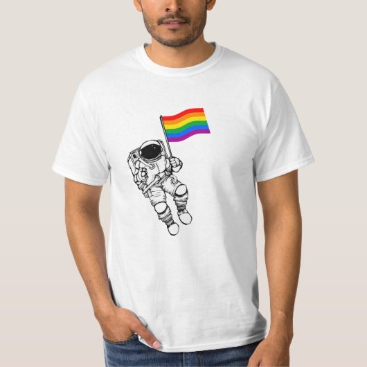 LGBTQ Pride Moonman T-shirt (Voorkant)