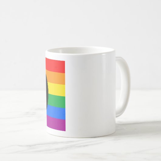 LGBTQ PRIDE (POC Fist Pride) Koffiemok (Voorkant rechts)