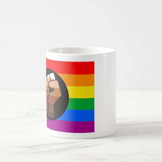 LGBTQ PRIDE (POC Fist Pride) Koffiemok (Center)