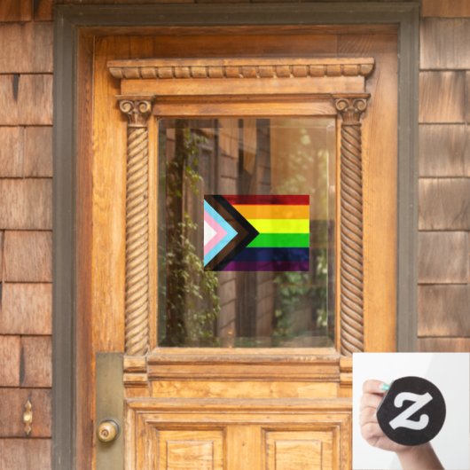 LGBTQ+ Pride Raamsticker (Huis Deur)