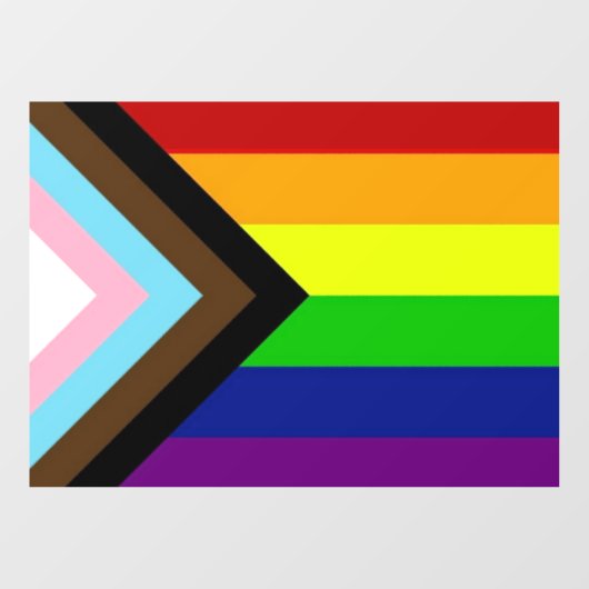 LGBTQ+ Pride Raamsticker (Vel)