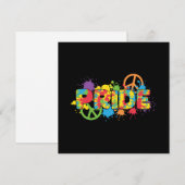 LGBTQ - Pride - Rainbow Colours Paint Splashes (Voorkant / Achterkant)