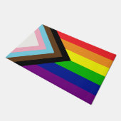 LGBTQ PRIDE RAINBOW DOORMAT DEURMAT (Schuin)