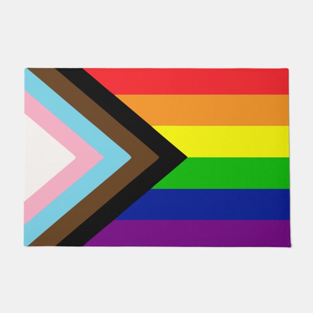 LGBTQ PRIDE RAINBOW DOORMAT DEURMAT (Voorkant)