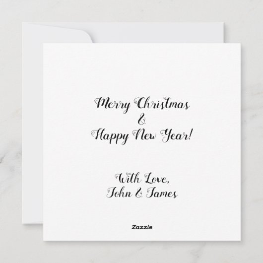 LGBTQ Pride Rainbow Flag Kerstmis Snowflake Feestdagenkaart (Achterkant)