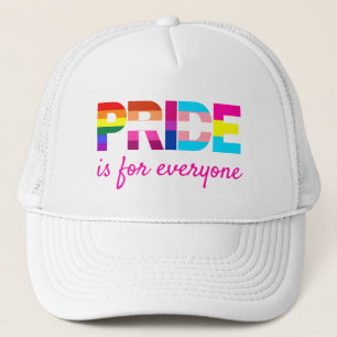 LGBTQ Pride Rainbow Kleuren Typografie Trucker Pet
