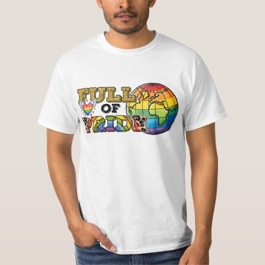 LGBTQ PRIDE RAINBOW LIEFDE EN STEUN T-SHIRT (Voorkant)