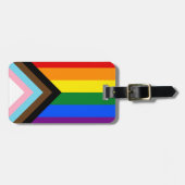 LGBTQ & Pride - Rainbow Progress Flag/Bagagelabel Bagagelabel (Voorkant horizontaal)