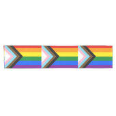 LGBTQ & Pride - Rainbow Progress Flag Korte Tafelloper (Horizontaal)