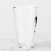 LGBTQ & Pride - Rainbow Progress Flag Shot Glass Glas (Rechts)