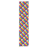 LGBTQ & Pride - Rainbow Progress Flag voor korte t Tafelloper (Voorkant)