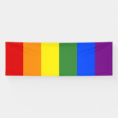 LGBTQ Pride Rainbow Spandoek (Horizontaal)