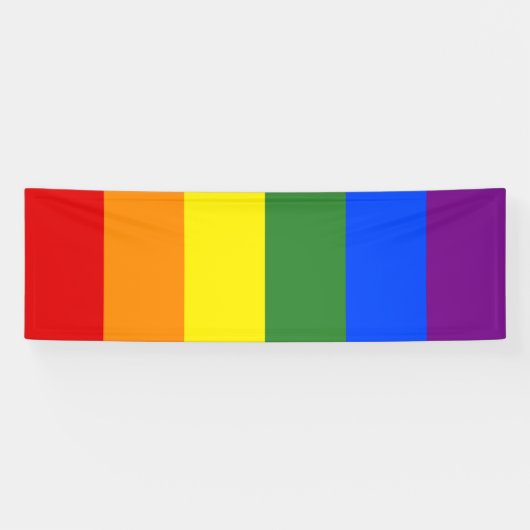 LGBTQ Pride Rainbow Spandoek (Horizontaal)