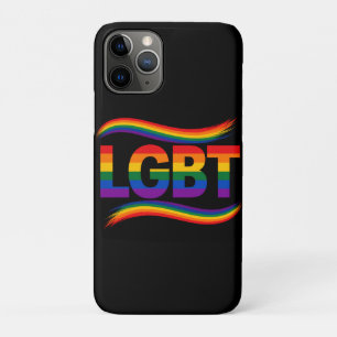 LGBTQ+ Pride Regenboog Typografie Ontwerp Case-Mate iPhone Case