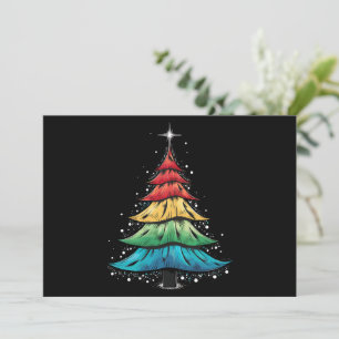 LGBTQ Pride Regenboog Vlag Gay Kerstboom Gifts Feestdagenkaart