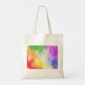 LGBTQ+ / PRIDE Regenboogkleuren Hartvormige Knoop Tote Bag (Achterkant)