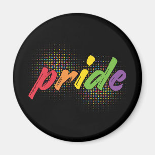 LGBTQ - Pride - regenboogkleuren Magneet
