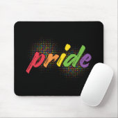 LGBTQ - Pride - regenboogkleuren Muismat (Met muis)