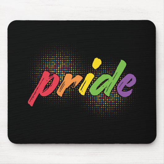 LGBTQ - Pride - regenboogkleuren Muismat (Voorkant)